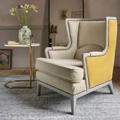 Axton White Marble Side Table