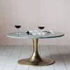 Ayla Green Marble Coffee Table