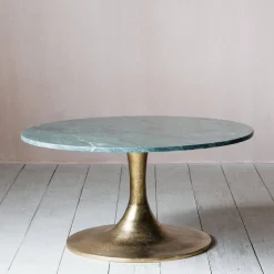 Ayla Green Marble Coffee Table