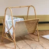 Bamboo Effect Magazine Rack