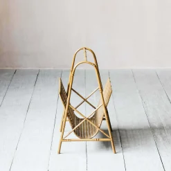 Bamboo Effect Magazine Rack
