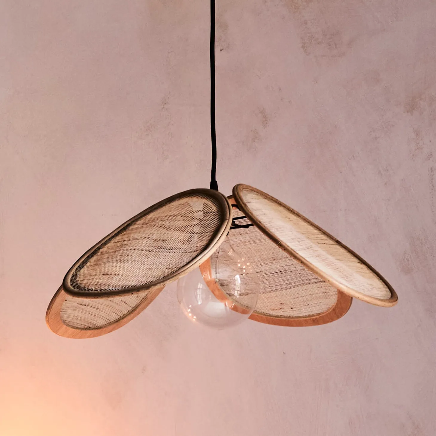 Bamboo Winged Pendant