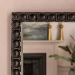 Barnaby Black Square Wall Mirror