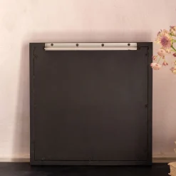 Barnaby Black Square Wall Mirror