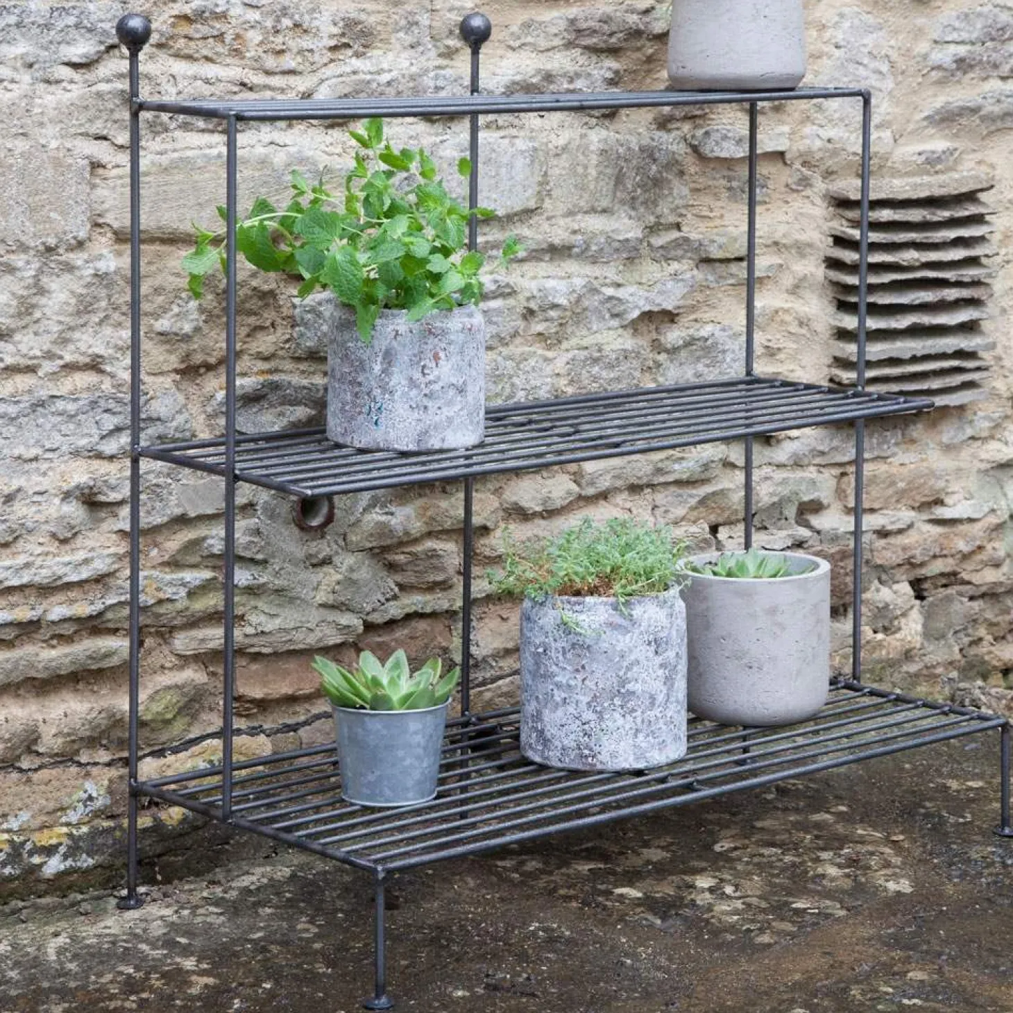 Barrington Steel Plant Stand