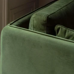 Bayler Moss Green Velvet Armchair