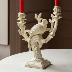 Beatrix Bird Double Candle Holder
