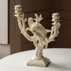 Beatrix Bird Double Candle Holder