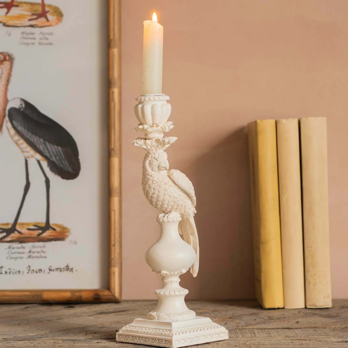Beatrix Bird Single Candle Holder