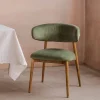 Beaufort Moss Green Velvet Dining Chair