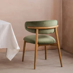 Beaufort Moss Green Velvet Dining Chair