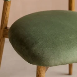 Beaufort Moss Green Velvet Dining Chair