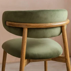 Beaufort Moss Green Velvet Dining Chair