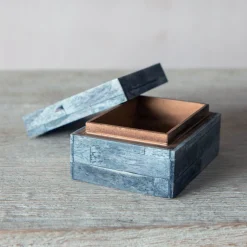 Bee Print Bone Box