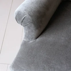 Bella Grey Velvet Armchair