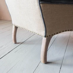 Bella Grey Velvet Armchair
