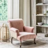 Bella Rose Velvet Armchair
