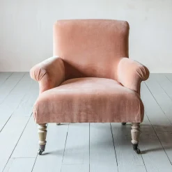 Bella Rose Velvet Armchair