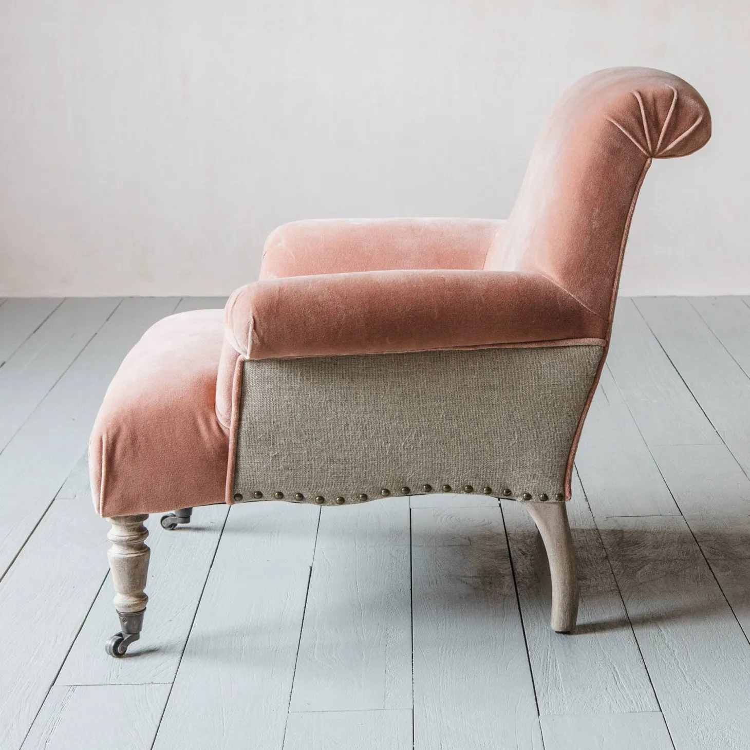 Bella Rose Velvet Armchair