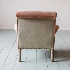 Bella Rose Velvet Armchair