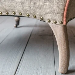 Bella Rose Velvet Armchair