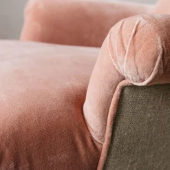 Bella Rose Velvet Armchair