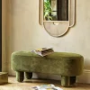 Bellamy Olive Velvet Bench