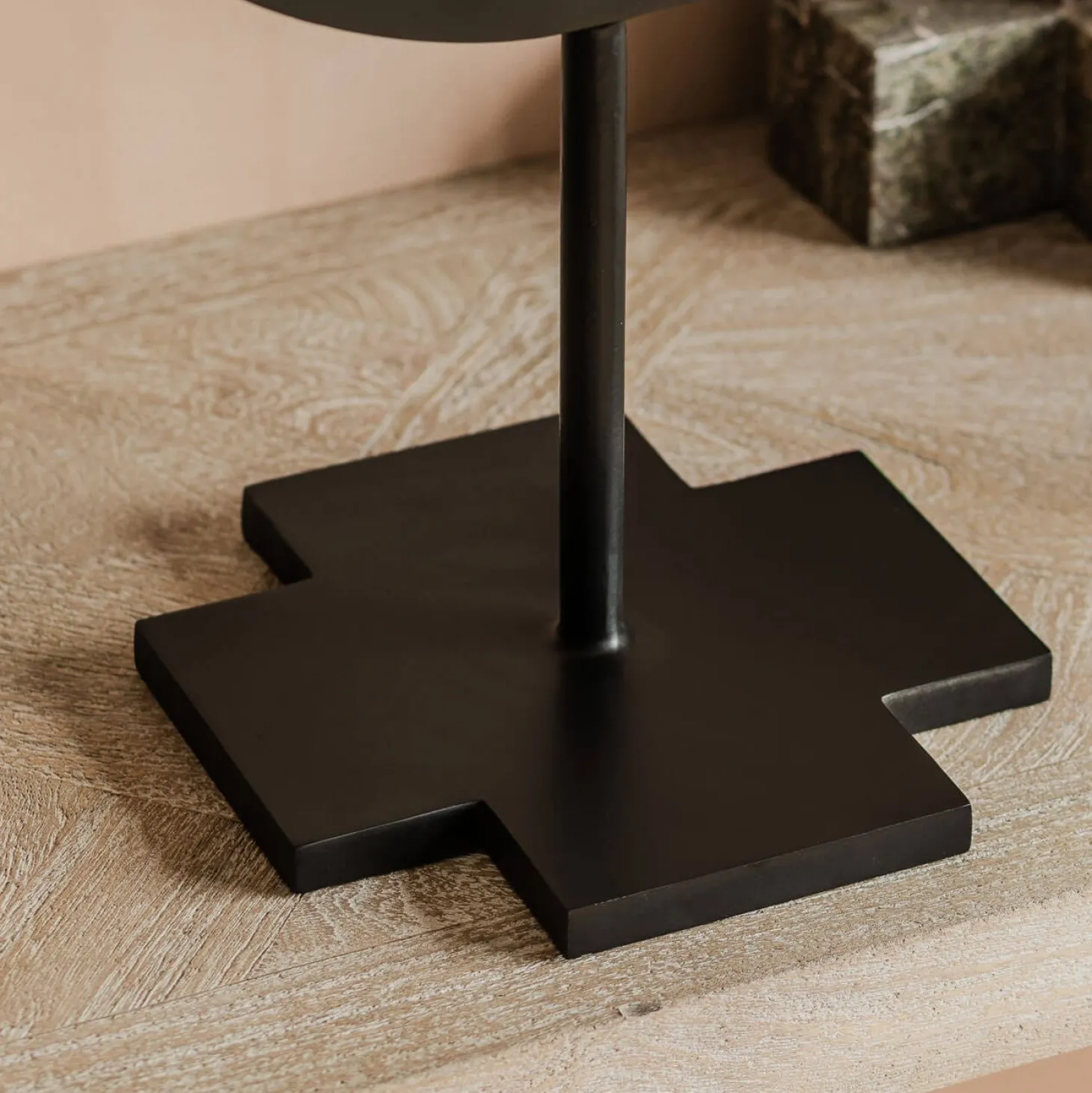 Berti Black Table Mirror