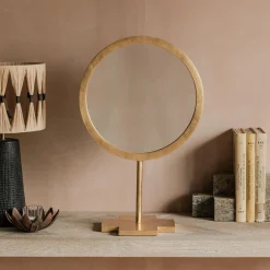 Berti Gold Table Mirror