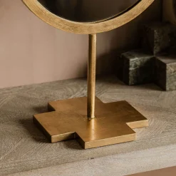 Berti Gold Table Mirror