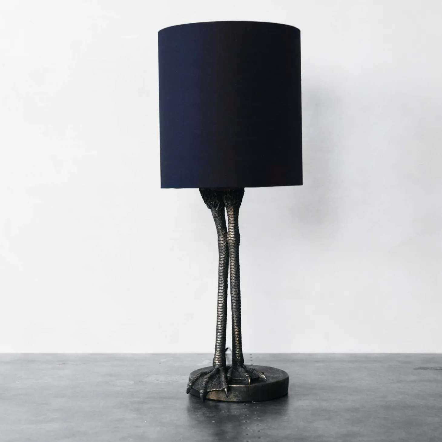 Bird Legs Table Lamp with Shade