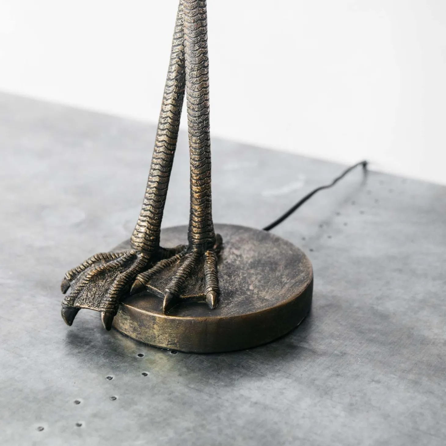 Bird Legs Table Lamp with Shade