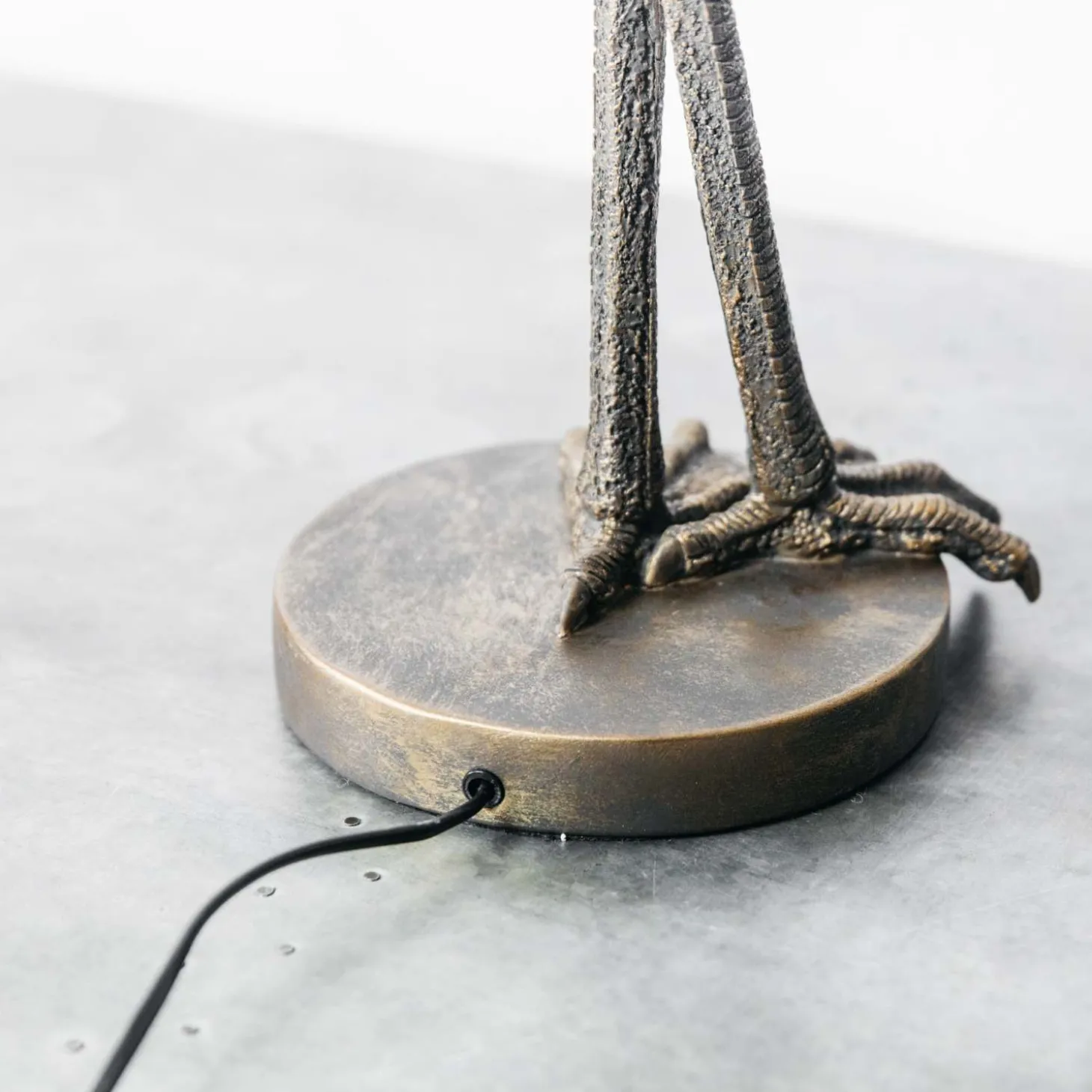 Bird Legs Table Lamp with Shade