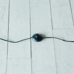 Black Adjustable Twin Floor Lamp