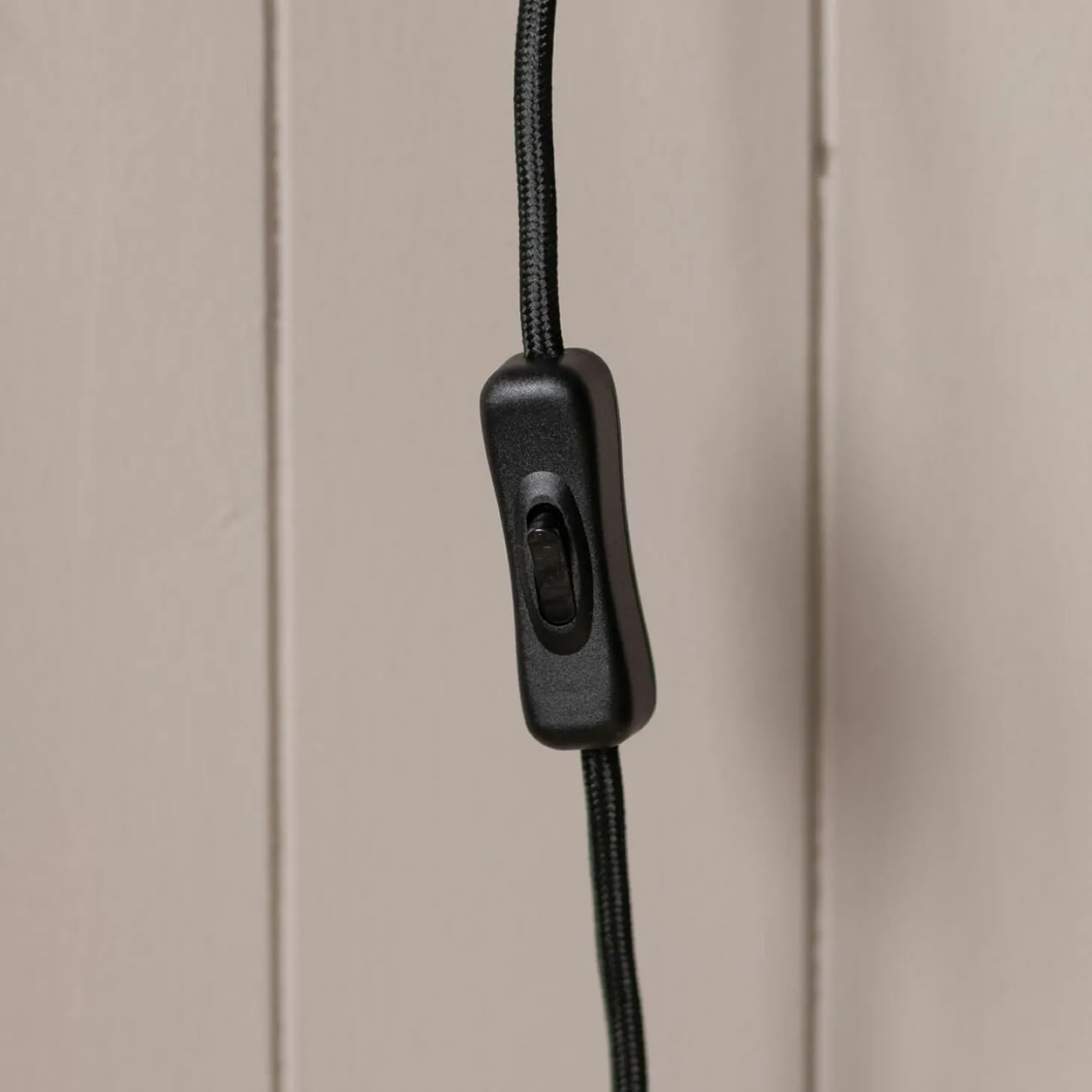 Black and Cream Seagrass Dish Wall Light