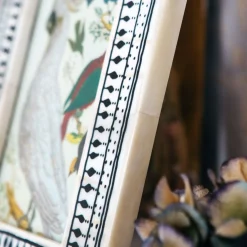 Black and White Print Bone Frame