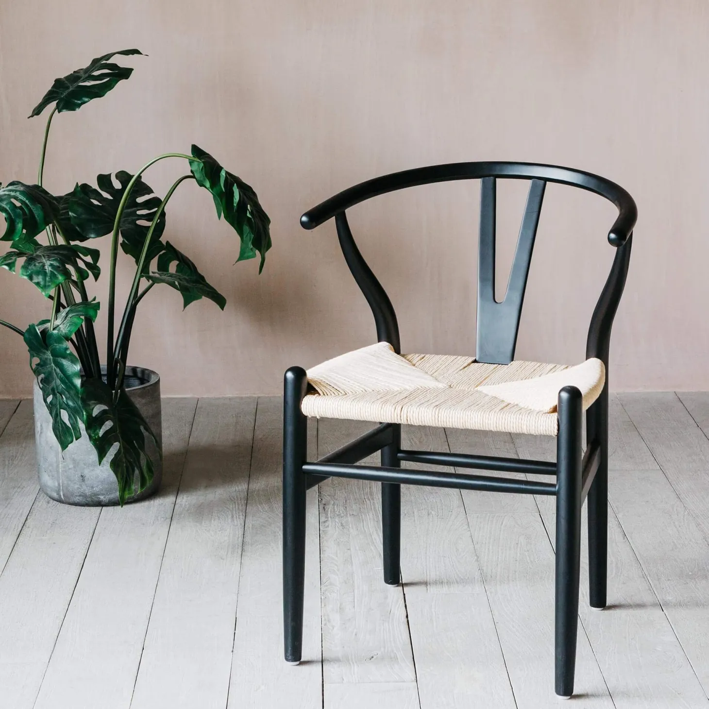 Black Rattan Emperor Chair