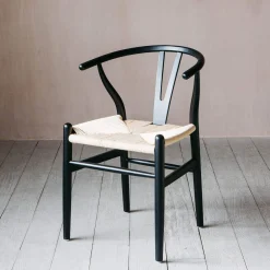 Black Rattan Emperor Chair