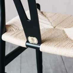Black Rattan Emperor Chair