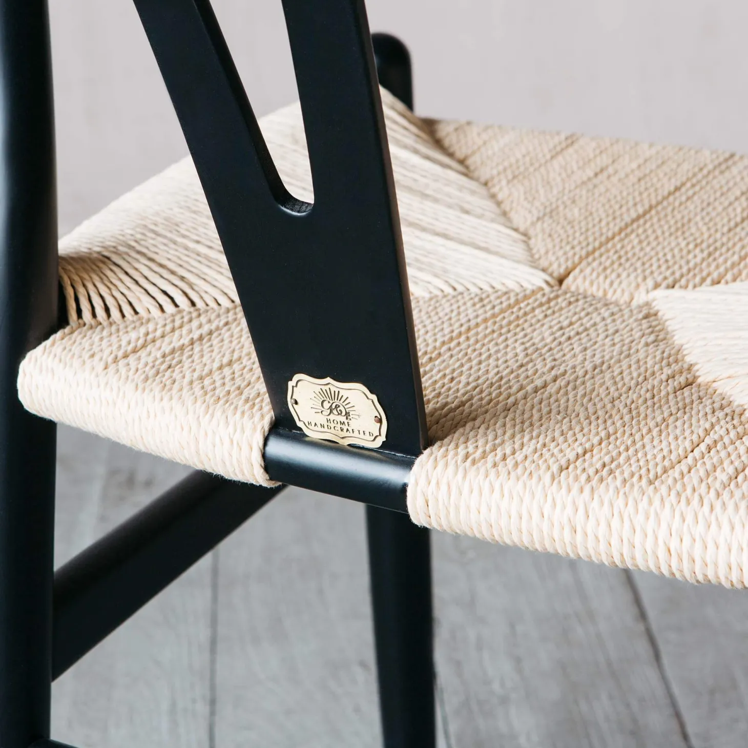 Black Rattan Emperor Chair