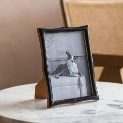 Black Resin Wave Photo Frame