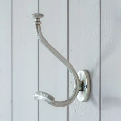 Blaise Antique Silver Single Wall Hook