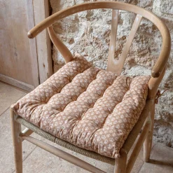 Block Printed Floral Seat Pads