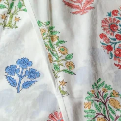 Bloom Floral Block Printed Pyjama Sets