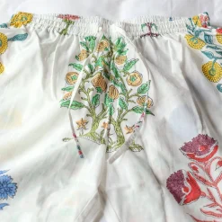 Bloom Floral Block Printed Pyjama Sets