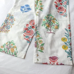 Bloom Floral Block Printed Pyjama Sets