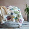 Bloom Floral Block Printed King Size Quilt