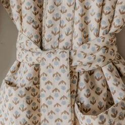 Blossom Block Printed Reversible Dressing Gowns