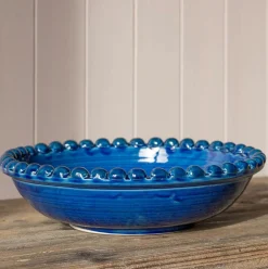 Blue Bobble Serving Bowl