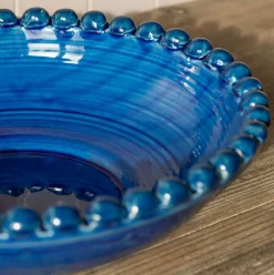 Blue Bobble Serving Bowl